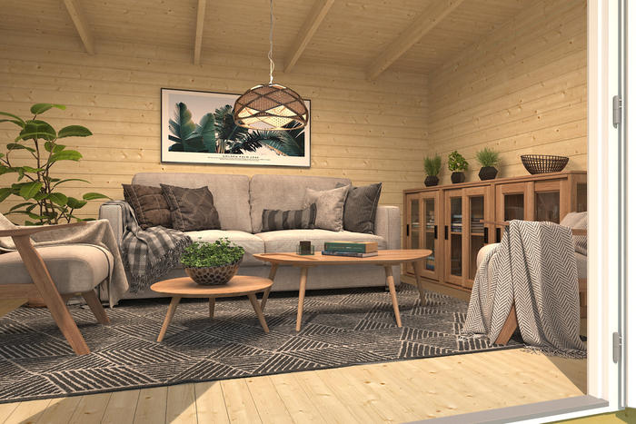 Friggebod Bingham 2 399 x 309 cm 11,71 m² Lasita Maja